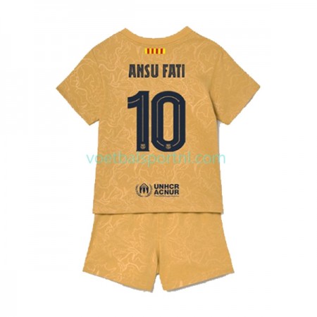 FC Barcelona Ansu Fat 10 Kind Uit Tenue 2022-23